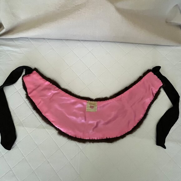 Mink Fur Collar - Brown and Black Colour - Authentic - Picture 11 of 17